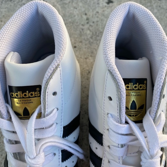 EXCELLENT CONDITION Adidas Pro-model leather high tops - Picture 9 of 13